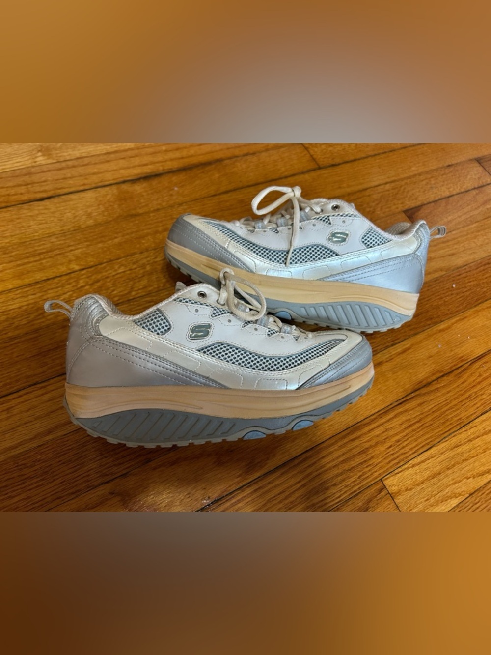 SKECHERS Shape Ups Women's Fitness Walking Sneakers Shoes Size‎ 9.5
